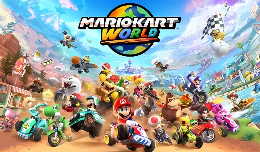 Cover image of How to Unlock All Tracks, Characters, and Vehicles in Mario Kart World (Fast & Easy Guide)